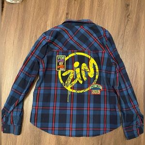 Zumba Button-down shirt ZIN 2019 Size Small